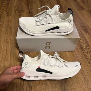 ON CLOUDEASY white black running athletic training lace up shoes sneakers 7 new
